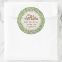Custom Woodland Animals Baby Shower