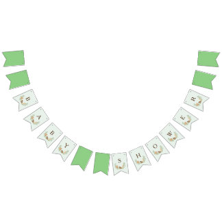 Custom Woodland Baby Shower Banner