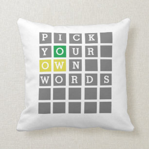 Custom Wordle Cushion