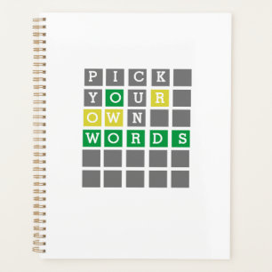 Custom Wordle  Planner