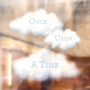 Custom Words on Fluffy White Clouds Fairytale