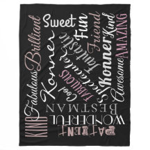 Custom Words Personalised Positive Attributes