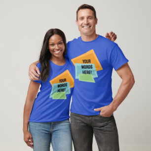 Custom Words Retro Shapes T-Shirt