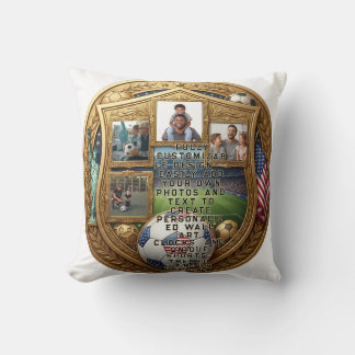 Custom World Cup Family Cushion