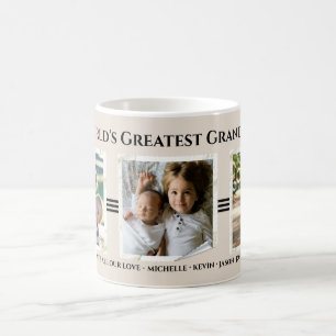 Custom World's Greatest Grandma   Photo Coffee Mug
