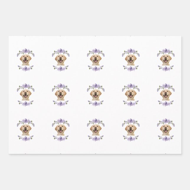 Custom Wrapping Paper Using Pet Photo: Gift Paper, (Front)