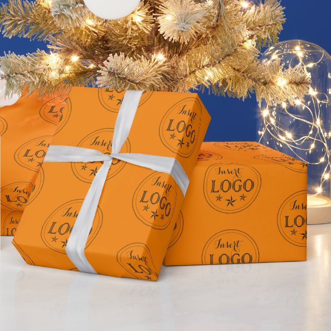 Custom Wrapping Paper with Your Logo Design (Holidays)