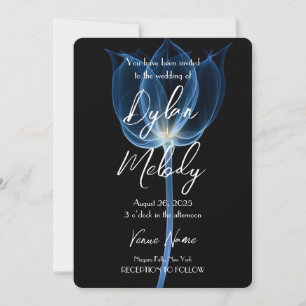 Custom X-Ray Flower Invitation