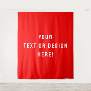 Custom XL Red Tapestry – Make It Yours Today