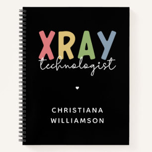 Custom Xray Technologist X-ray Tech Gifts Notebook