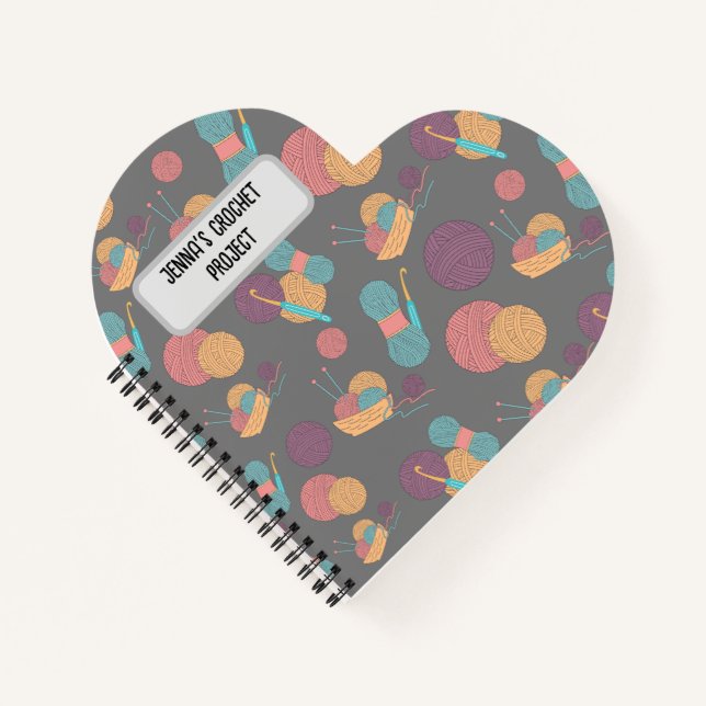 Custom Yarn Project Notebook (Front)