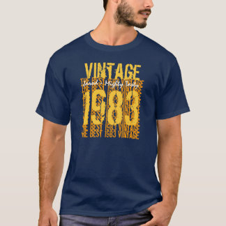 Custom Year Birthday Gift Best 19XX Vintage T-Shirt
