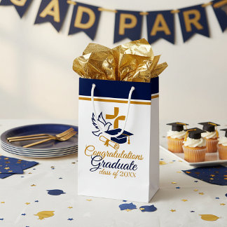 Custom year Christian Graduation Small Gift Bag
