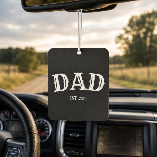 Custom Year Gift for Dad Car Air Freshener