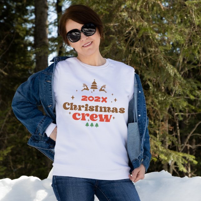 Custom Year Holiday Christmas Crew Women’s Sweatshirt (Custom Year Holiday Christmas Crew Women’s Sweatshirt)