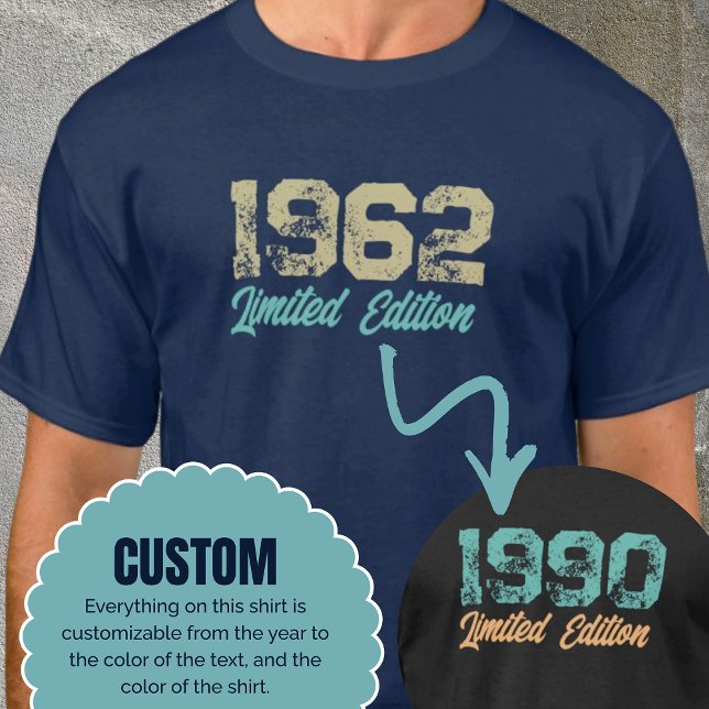 Custom Year Limited Edition Shirt Birthday Gift (Custom Year Limited Edition Shirt Birthday Gift)