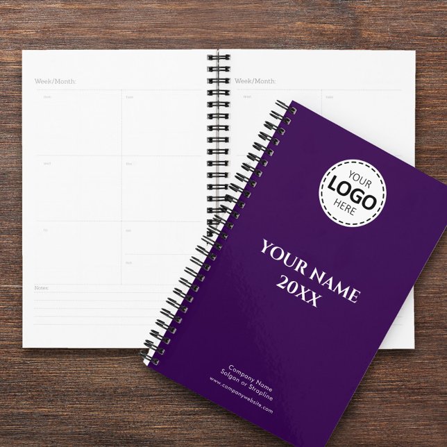 Custom Year, Logo, Text, Purple Diary Planner (Creator Uploaded)
