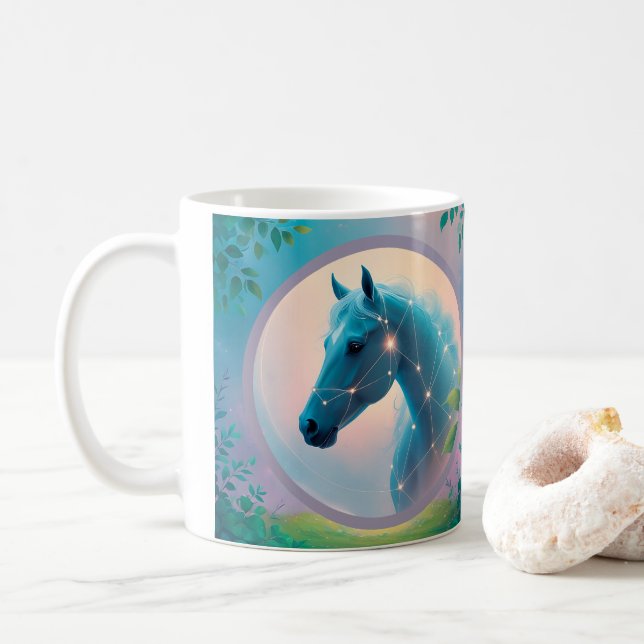 Custom Year of the Horse 2026 Coffee Mug (With Donut)