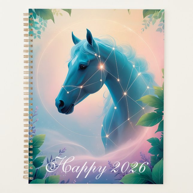 Custom Year of the Horse 2026 Planner (Front)