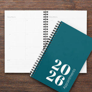 Custom Year, Text, Logo, Web URL, Appointment Planner