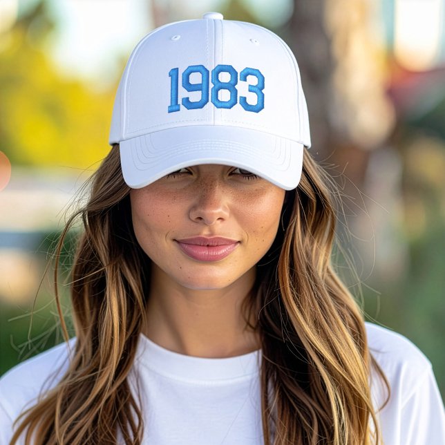 Custom Year Vintage Milestone Birthday Gift Embroidered Hat (Creator Uploaded)