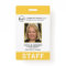 Custom Yellow Business Logo Photo ID Employee
