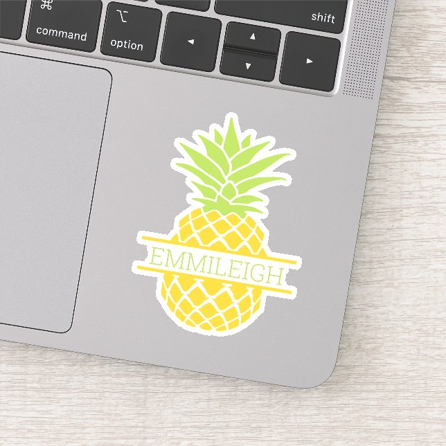 Custom Yellow Green Pineapple (Detail)