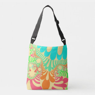 Custom Yellow Rainbow Mod Cross Body Bag