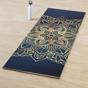 Custom yoga mat mandala