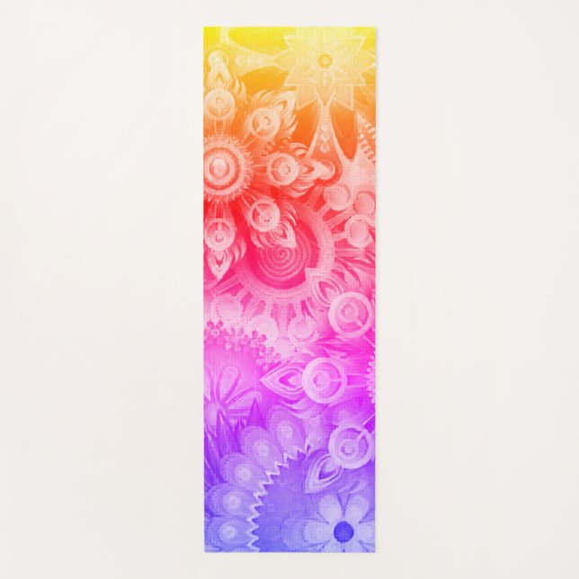 Custom yoga mat mandala (Front)