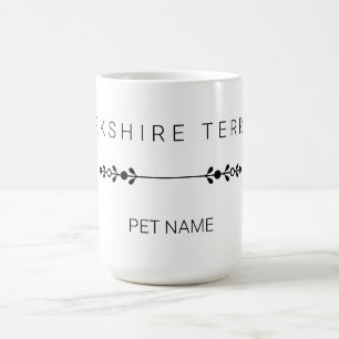 Custom Yorkie Name Mug - Minimalist Yorkshire Terr
