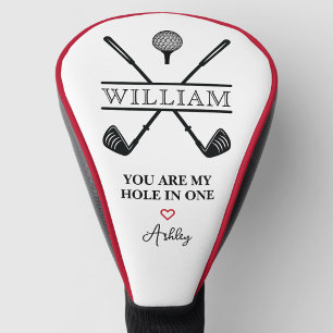 Custom You Are My Hole In One Golf Head Cover