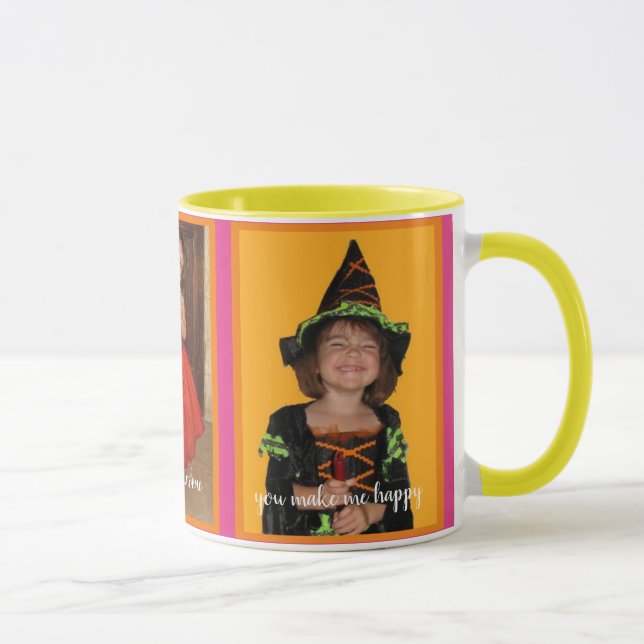 Custom "You are my sunshine" Happy Photo Template Mug (Right)
