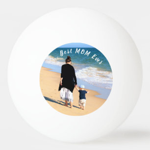 Custom You Mum Photo Ping Pong Ball with Text