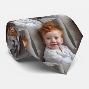 Custom Your Baby Family Neck Tie
