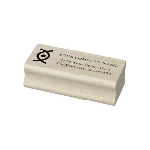 Custom Your Business Company Rubber Stamp