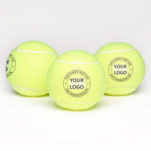 Custom Your Business Logo and Text Tennis Balls