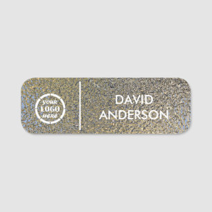 Custom Your Business Logo Basic Employee Staff Name Tag