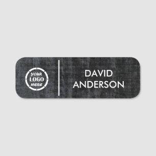 Custom Your Business Logo Basic Employee Staff Name Tag