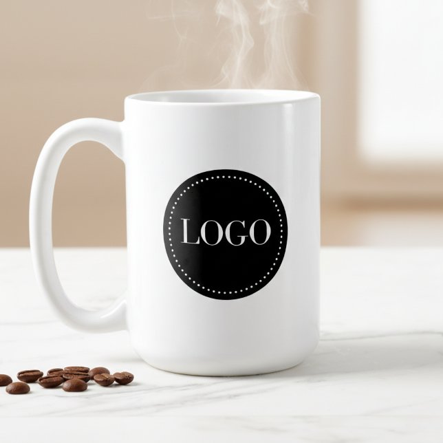 Custom Your Business Logo Branded Coffee Mug (Creator Uploaded)