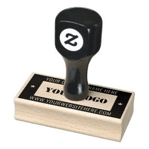 Custom Your Business Logo Name Info Stamp