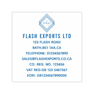 Custom Your Business Logo Self Ink Stamp