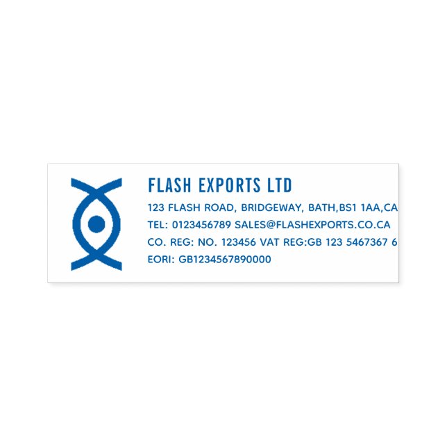 Custom Your Business Logo Self Ink Stamp (Design)