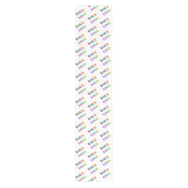 Custom Your Business Logo Table Runner Template (Front)