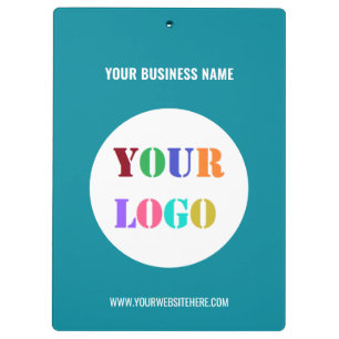 Custom Your Business Logo Text and Color Clipboard