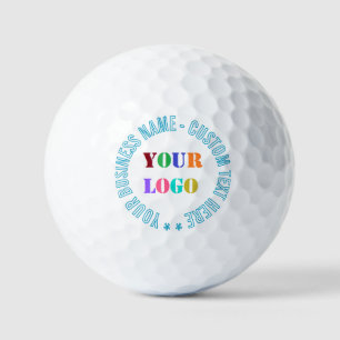 Custom Your Business Logo Text Stamps Golf Balls