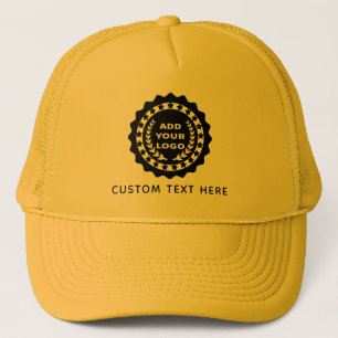 Custom Your Business Logo With Text Trucker Hat