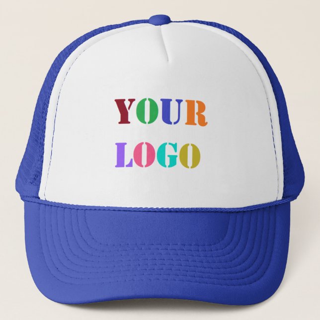 Custom Your Business Trucker Hat with Company Logo (Front)