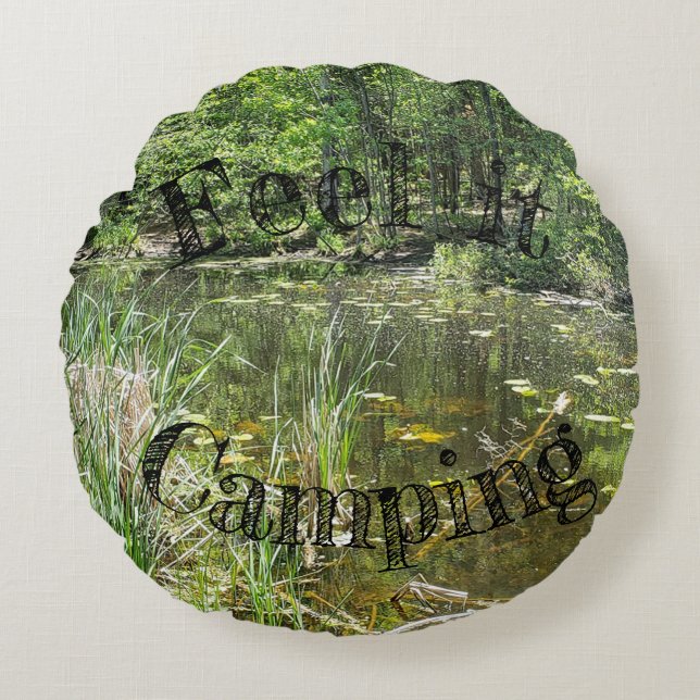 Custom your camping personalised pillow (Front)