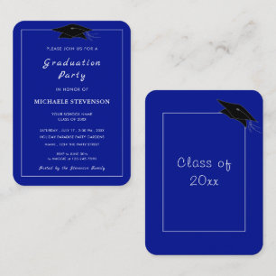 Custom Your Colours and Font Graduation Invitation
